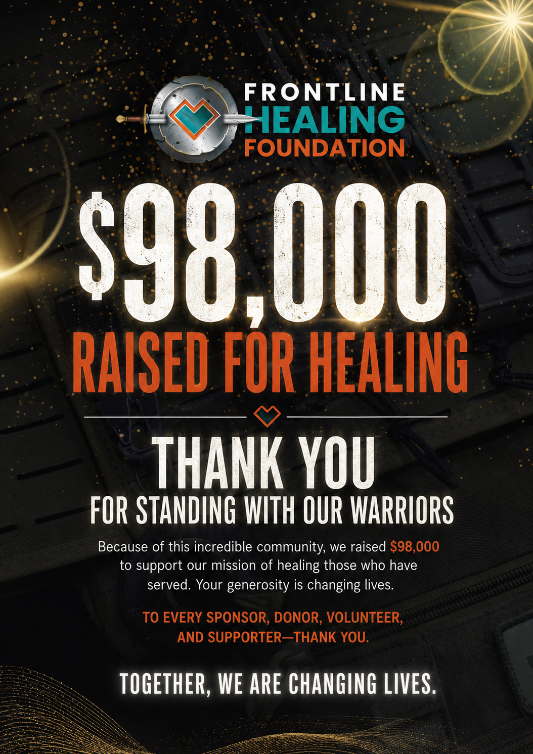 Raised $98,000 at the 4th Annual Gala<br />
